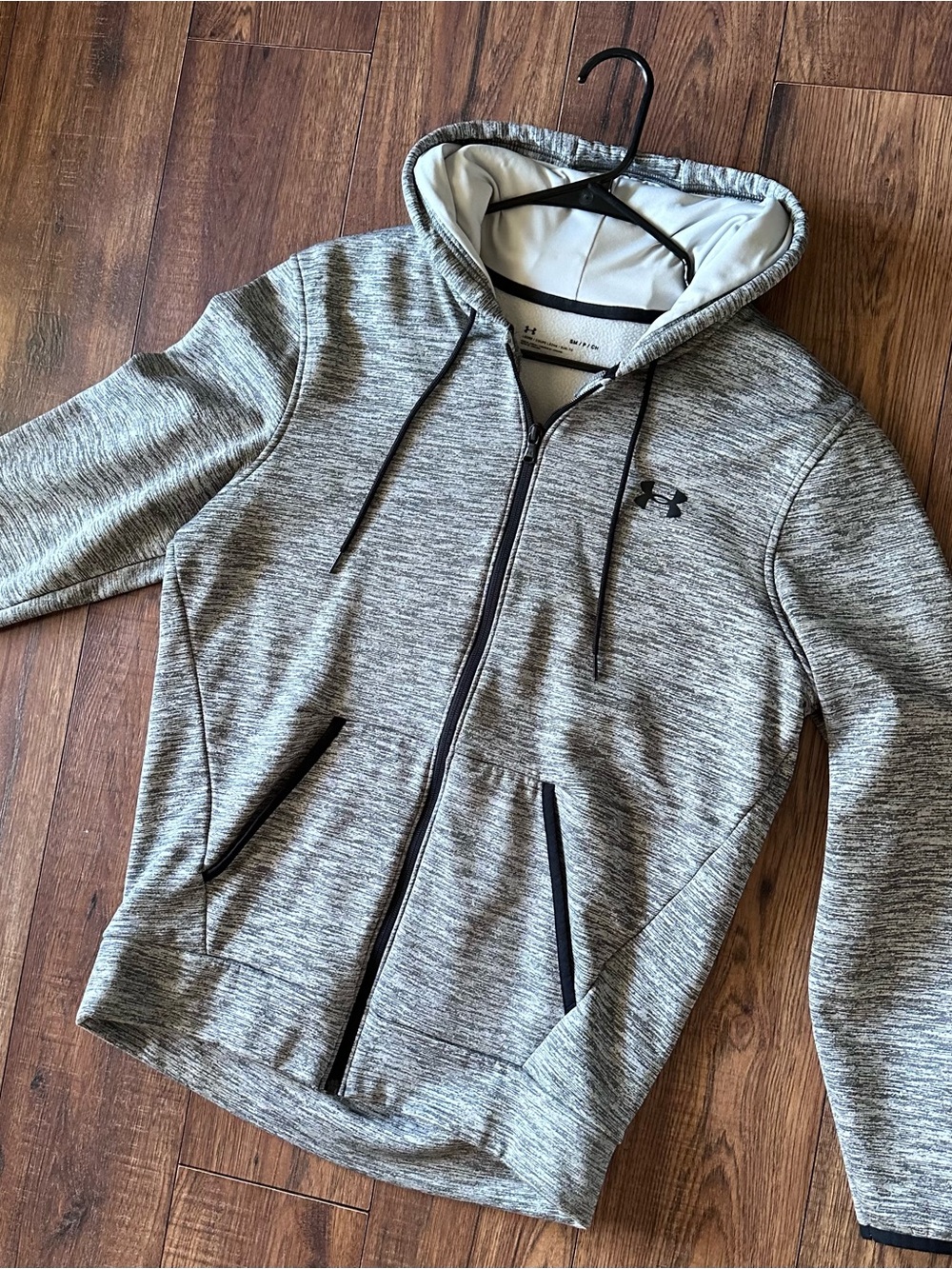 Under Armour Men’s Heather Gray Full-Zip Hoodie